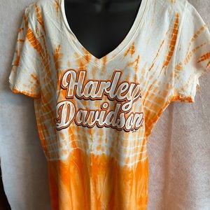 Harley Davidson Women’s tee shirt preowned Sz XL